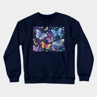 Celestial Butterflies Crewneck Sweatshirt